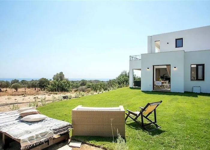 Secluded With Panoramic Sea View 빌라 Rhodes City